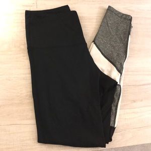 marita black striped leggings